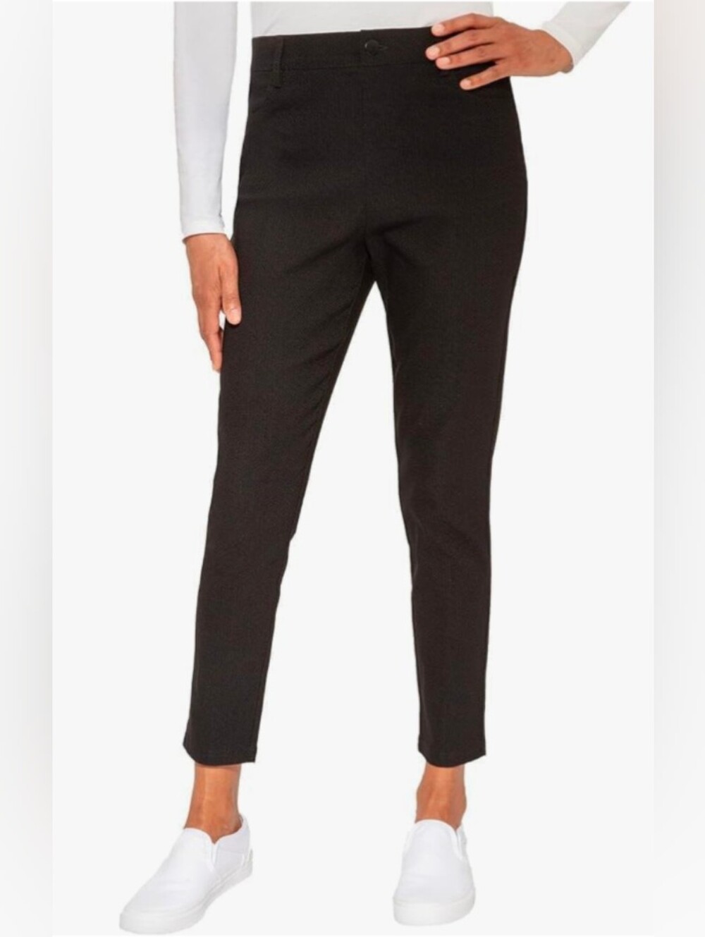 Ladies Textured Pull On Pants